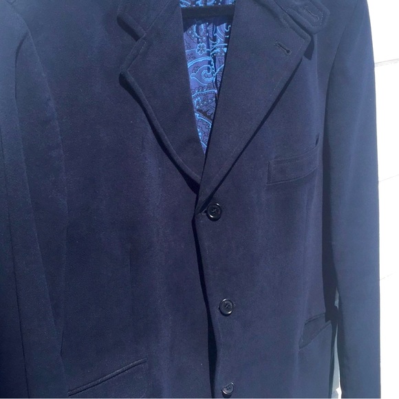 H by Hilfiger Blue Sports Coat - Picture 2 of 8